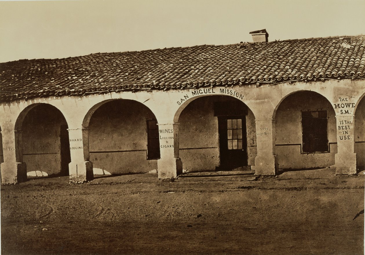 San Miguel-misszió alkotó: Carleton Watkins
