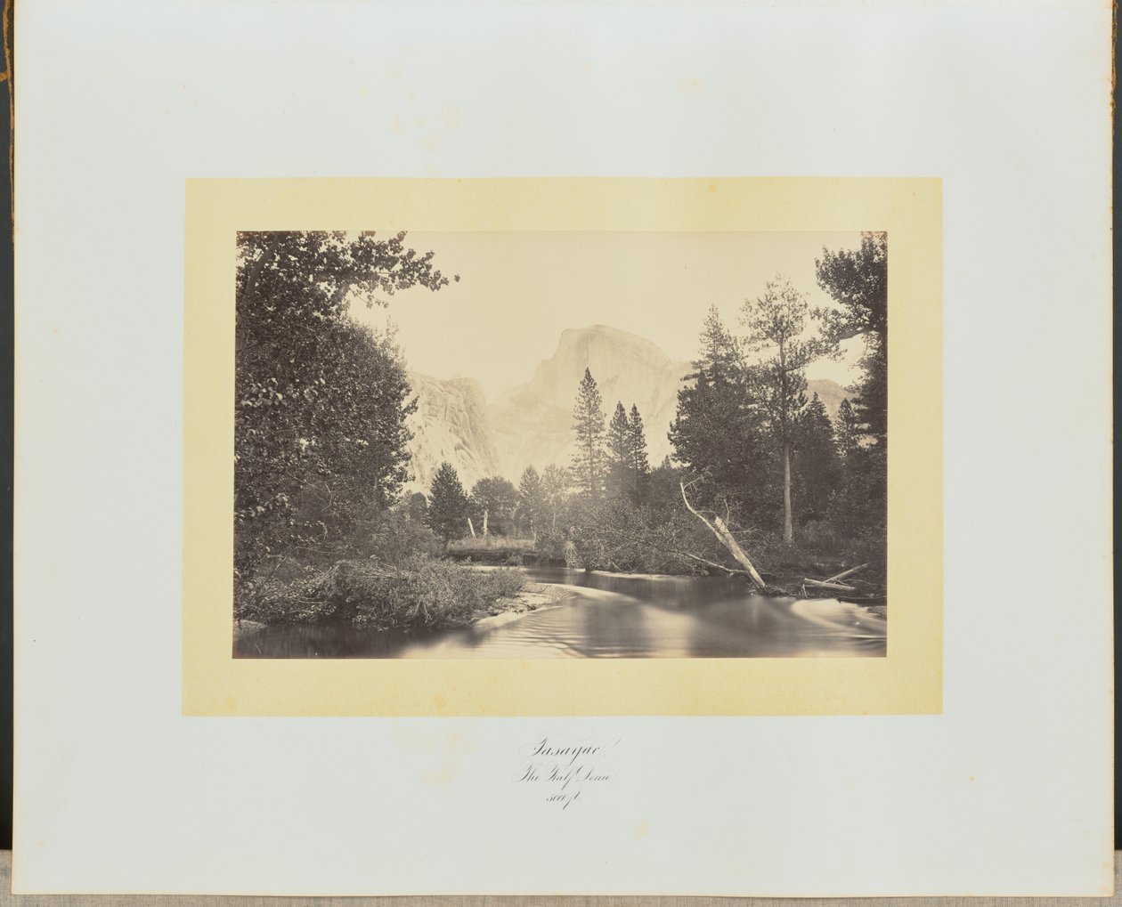 Tasayac. A Half Dome 5000 ft alkotó: Carleton Watkins