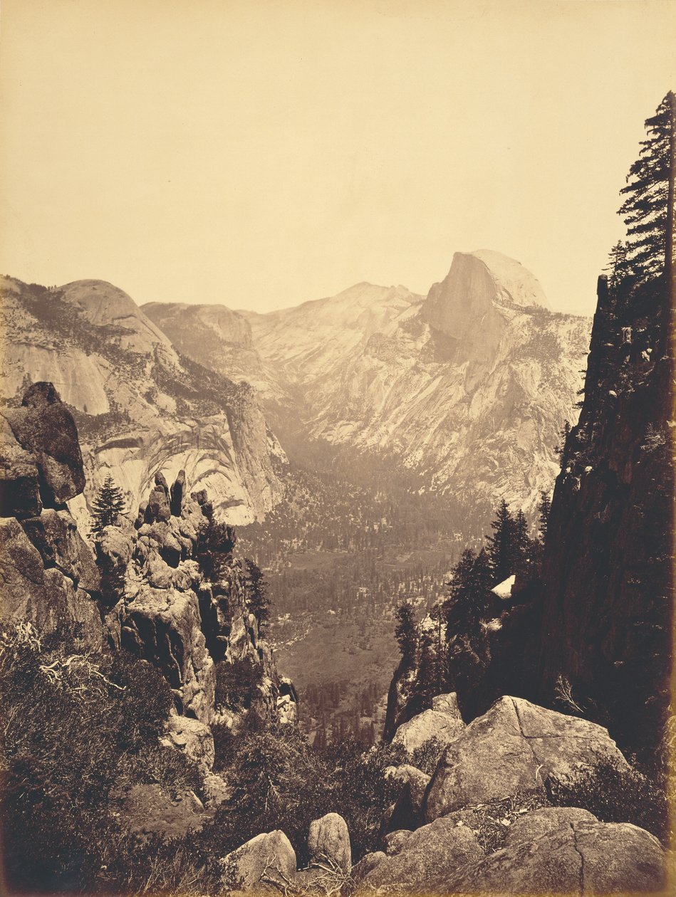 A kupolák Moran Pointról alkotó: Carleton Watkins