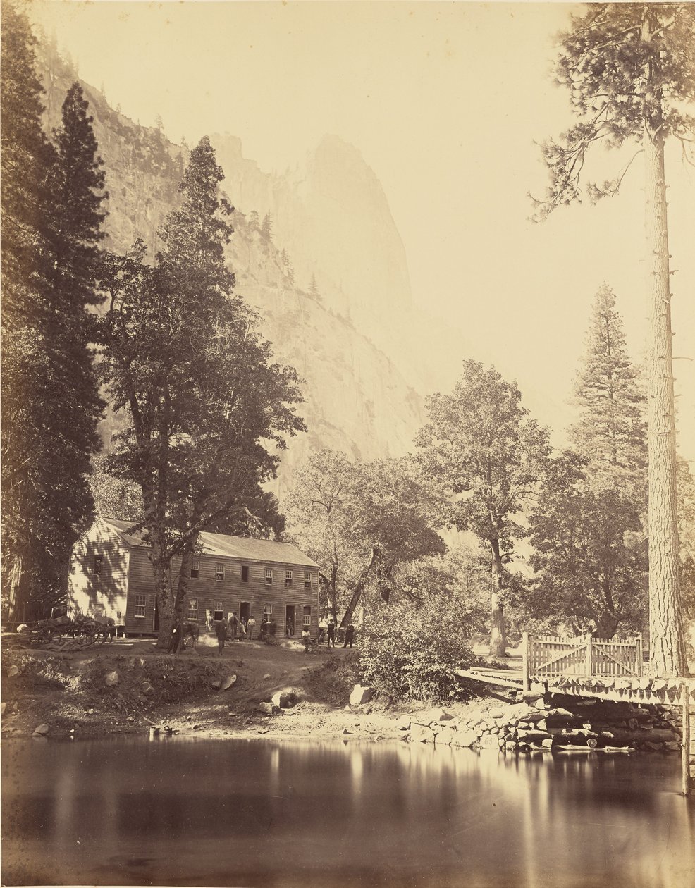 Az őrszem és a szálloda alkotó: Carleton Watkins