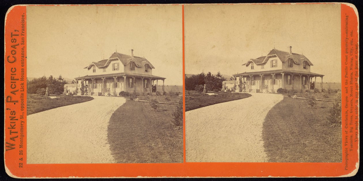 Azonosítatlan lakóhely, valószínűleg Kaliforniában alkotó: Carleton Watkins