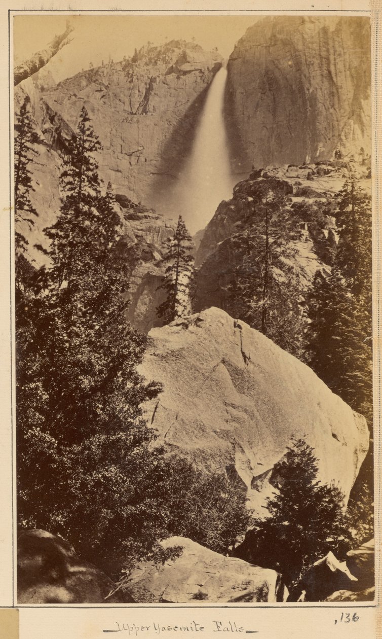Felső Yosemite-vízesés alkotó: Carleton Watkins