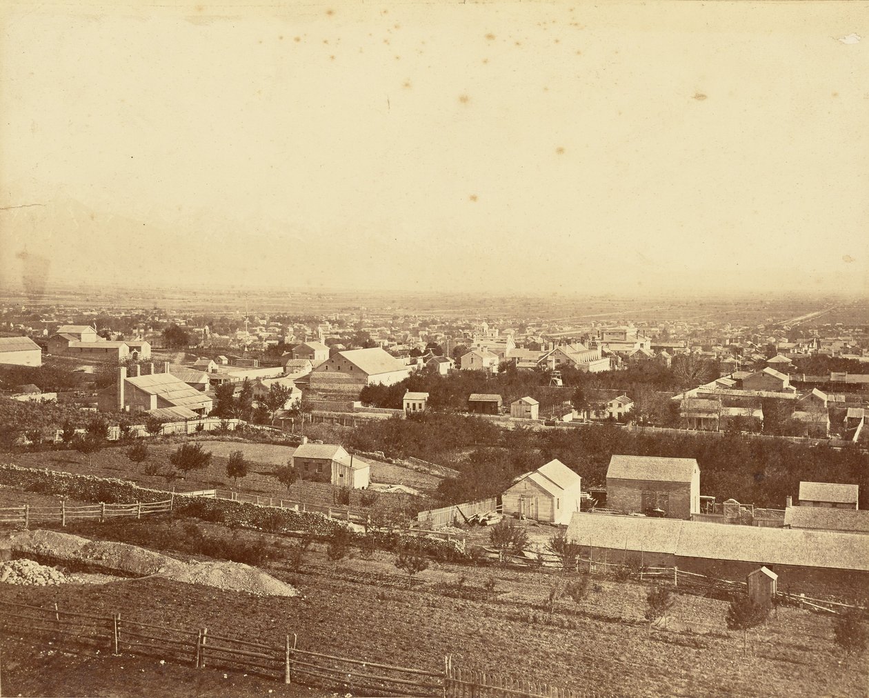 Utah - Salt Lake City, Utah látképe alkotó: Carleton Watkins