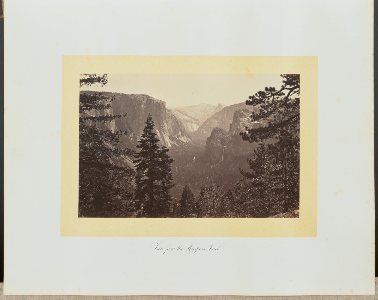 Kilátás a Mariposa ösvényről alkotó: Carleton Watkins