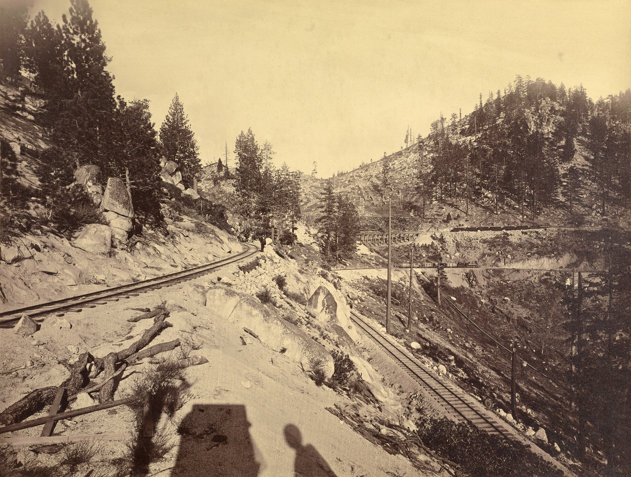 Kilátás a Tahoe-tóra alkotó: Carleton Watkins