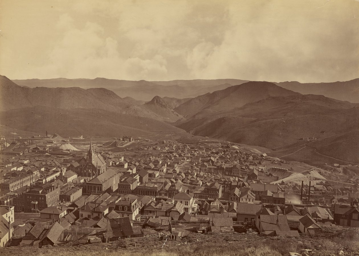 Virginia City, Nevada alkotó: Carleton Watkins