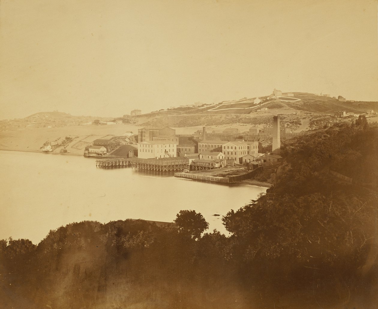 [Gyapjúgyár, San Francisco] alkotó: Carleton Watkins