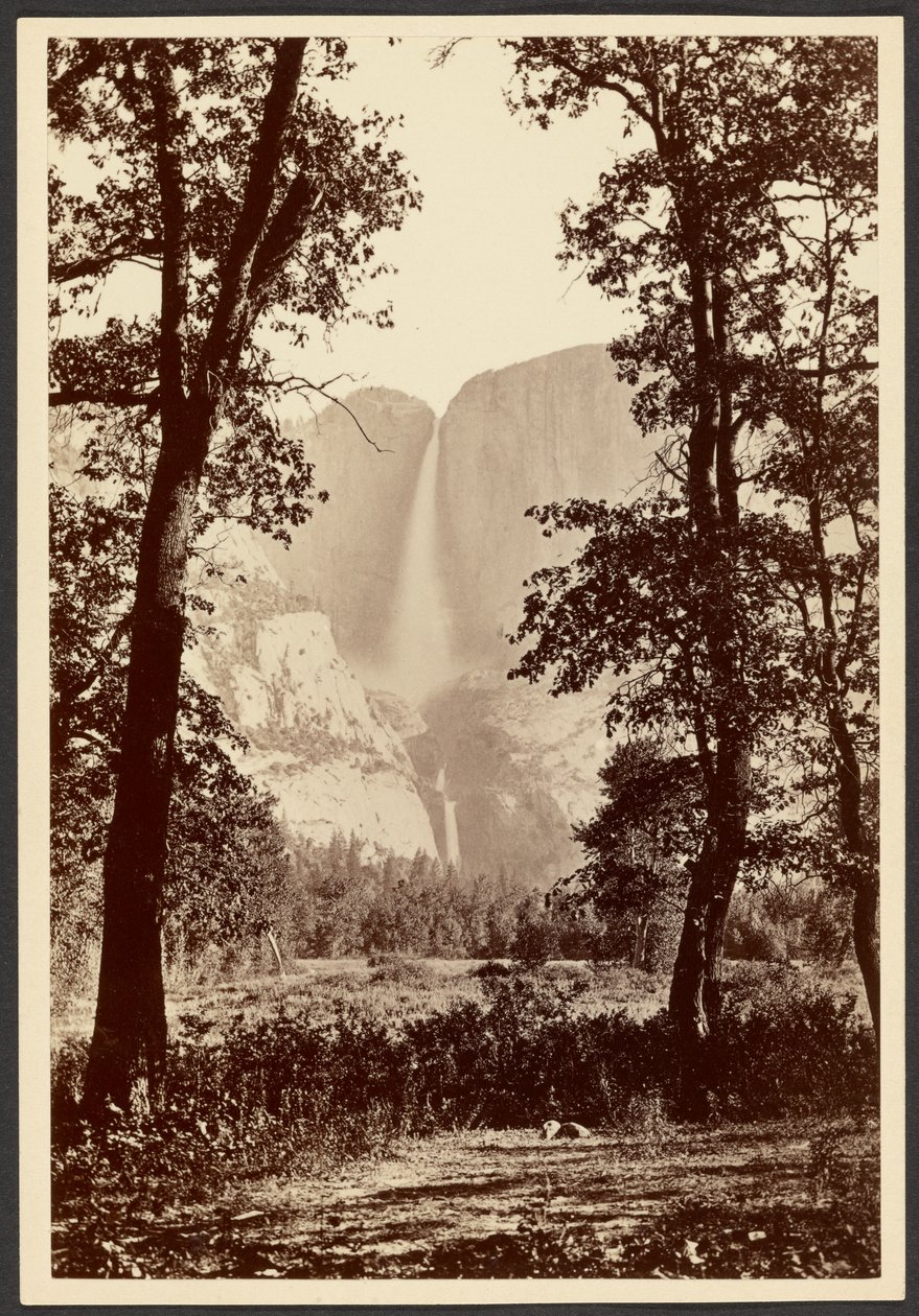 Yosemite-vízesés alkotó: Carleton Watkins