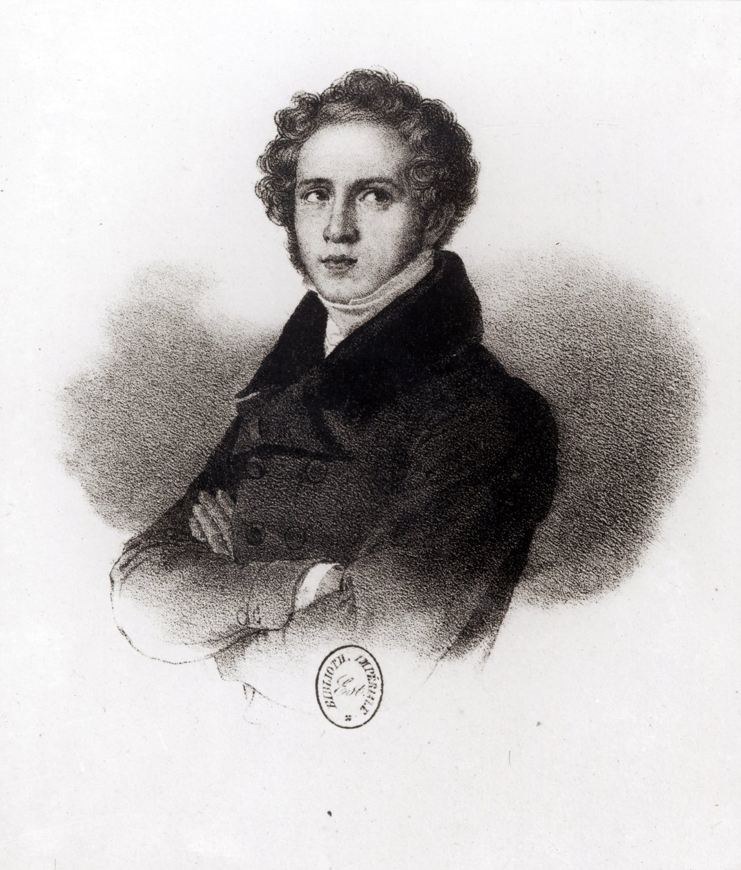 Vincenzo Bellini (1801-35) portréja, Alessandro Focosi (1839-69) metszete alkotó: Carlo Arienti