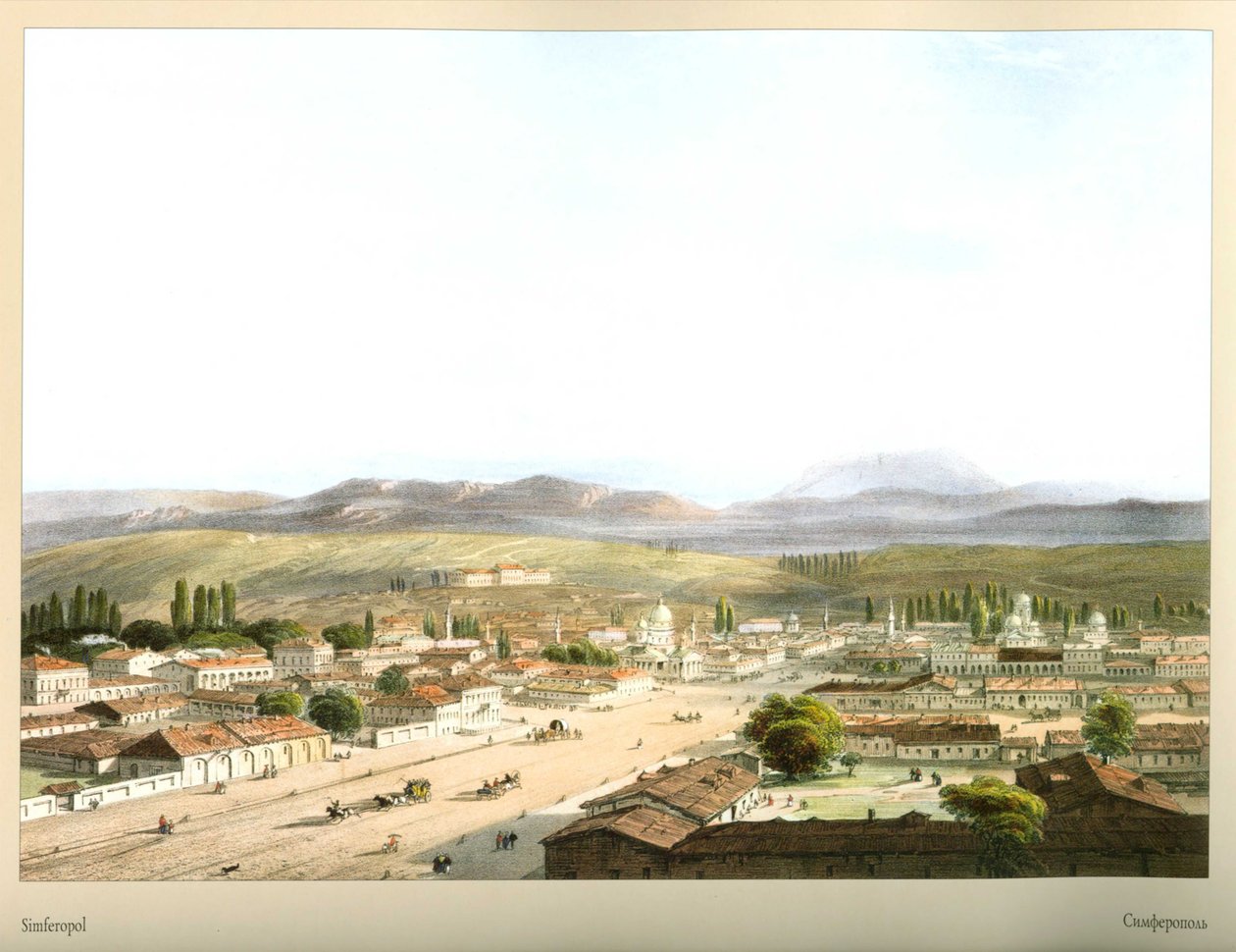 Carlo Bossoli. Szimferopol alkotó: Carlo Bossoli