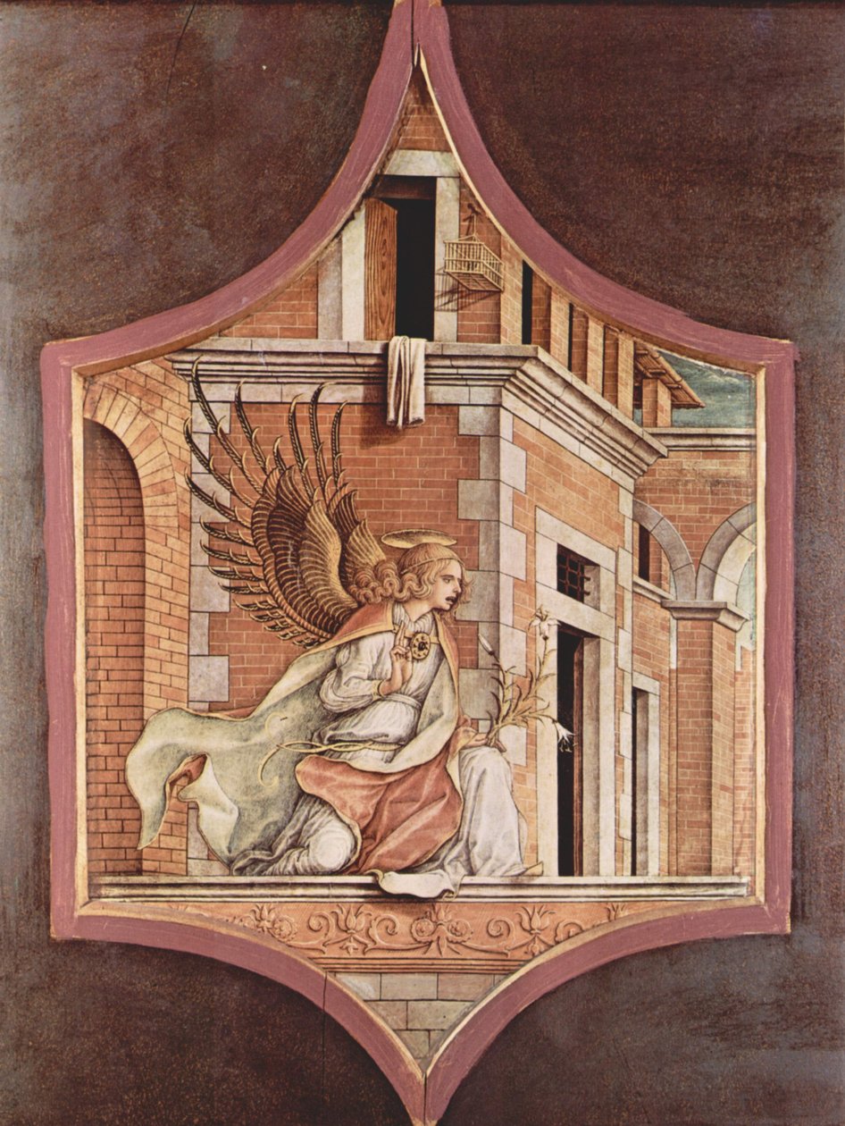 Oltári triptichon, bal oldali melléklet alkotó: Carlo Crivelli