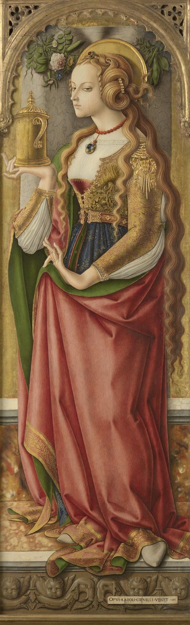 Mária Magdolna, 1480 körül (tempera a panelen) alkotó: Carlo Crivelli
