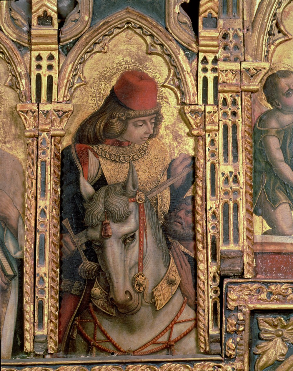 Szent Márton, részlet a San Martino-i poliptichonról (tempera a táblán) (lásd: 76669) alkotó: Carlo Crivelli