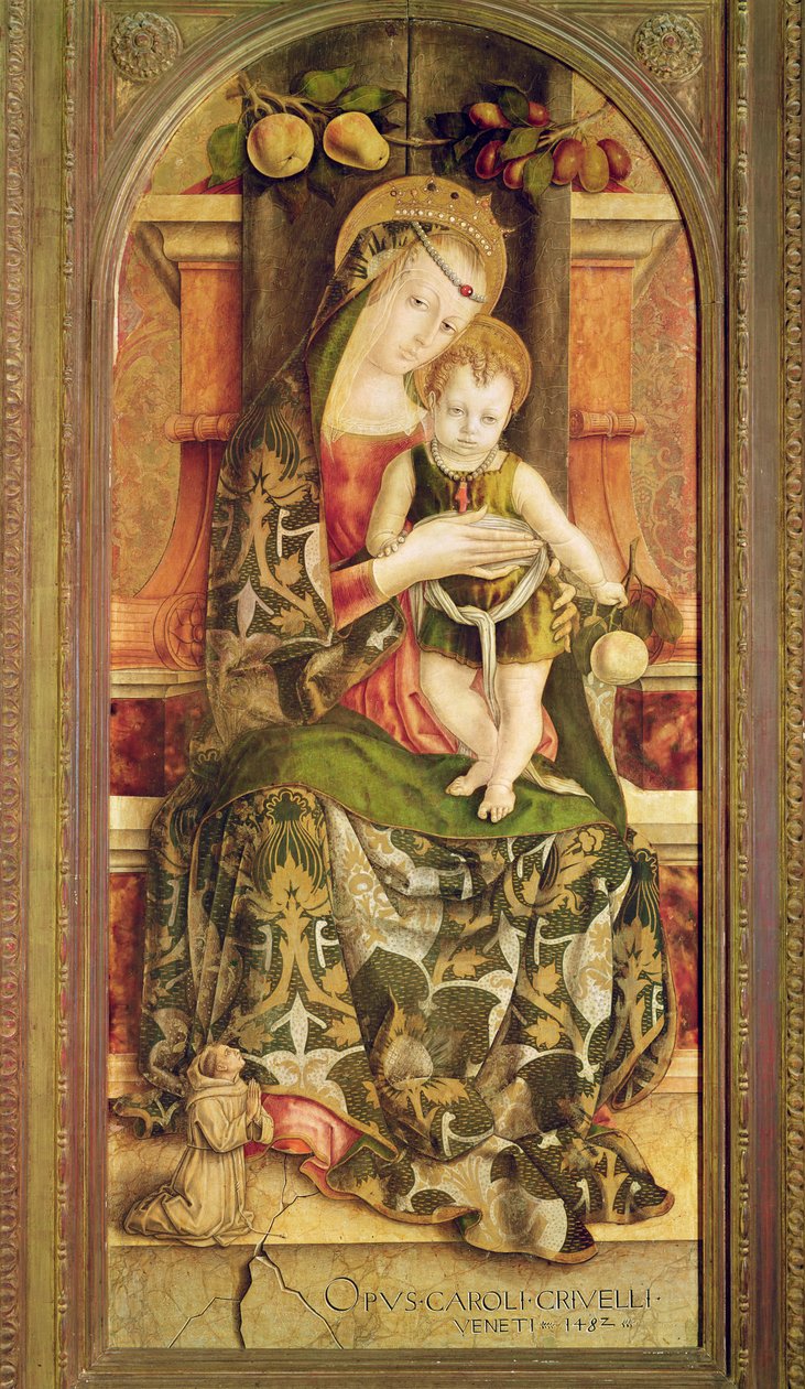 Szűzanya és gyermeke, 1482 alkotó: Carlo Crivelli