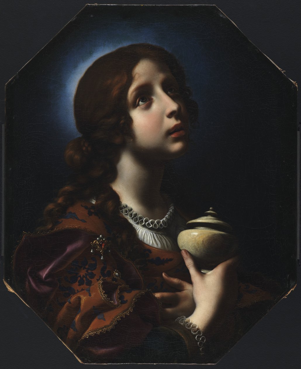 A bűnbánó Magdolna, 1650-51 körül alkotó: Carlo Dolci