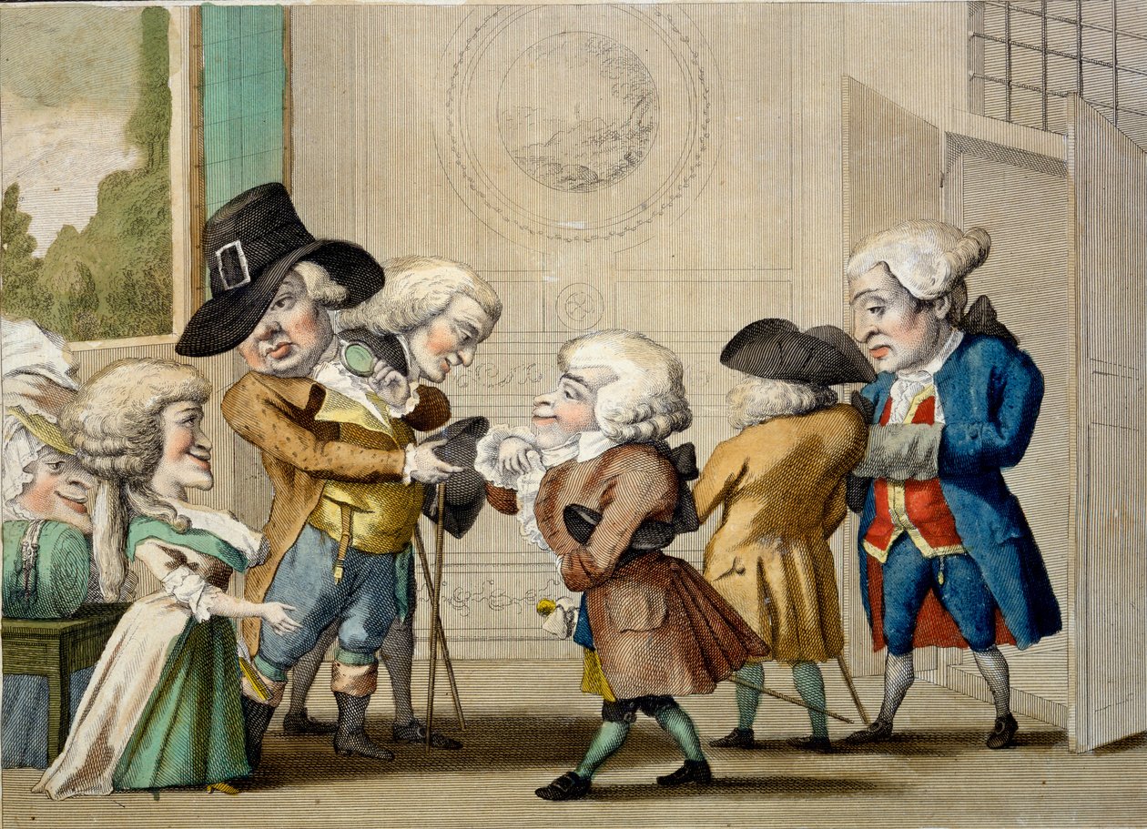 Az első megközelítés, 1790 körül (kézzel színezett metszet) alkotó: Carlo Lasinio