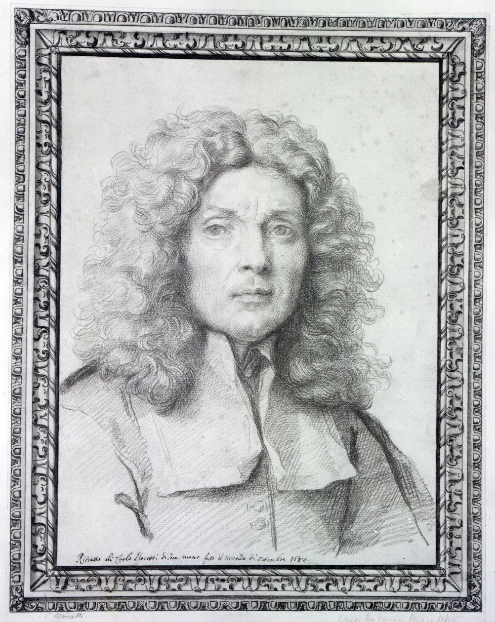 Önarckép, 1684 (kréta papíron) alkotó: Carlo Maratta or Maratti