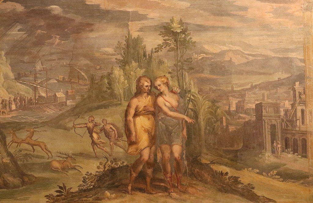 Vénusz és Aeneas alkotó: Carlo Urbino