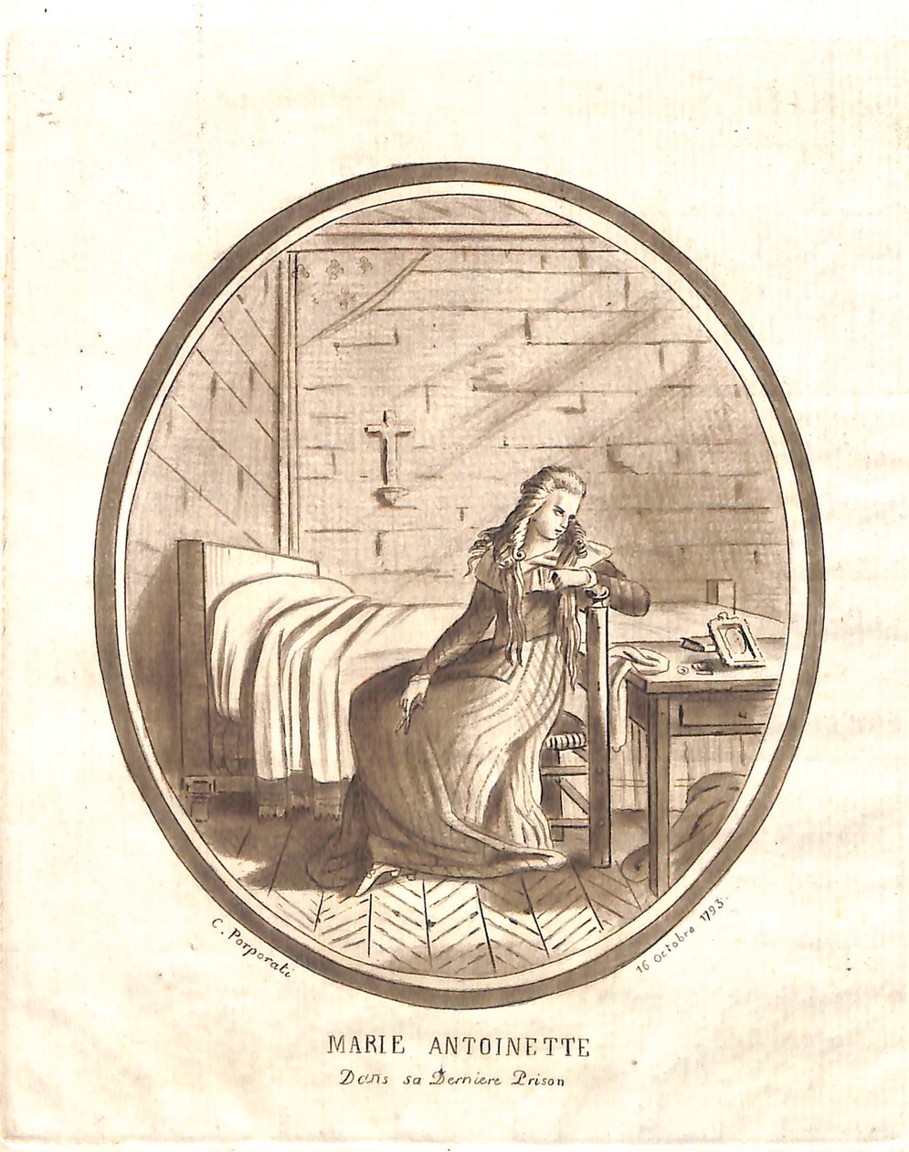 Marie-Antoinette utolsó börtön alkotó: Carlo Antonio Porporati