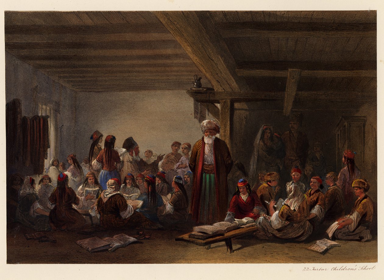 Krími Tatár Gyermekiskola, 1856 alkotó: Carlo Bossoli