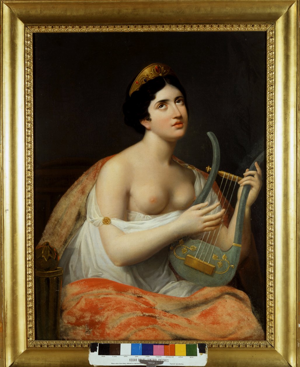 Antonietta Fagnani Arese (1778-1847), Ugo Foscolo olasz költő (1778-1827) szeretett asszonyának portréja. Carlo Bruni festménye 19. század alkotó: Carlo Bruni
