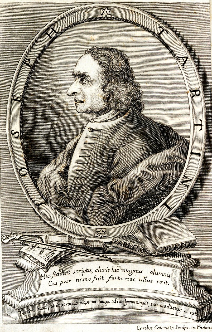Giuseppe Tartini hegedűművész és zeneszerző portréja 1692-1770, 1760-as évek eleje. alkotó: Carlo Calcinotto