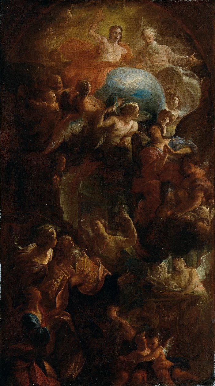 Szent Ágoston halála alkotó: Carlo Carlone