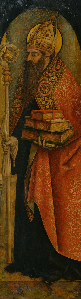 Szent Ágoston alkotó: Carlo Crivelli