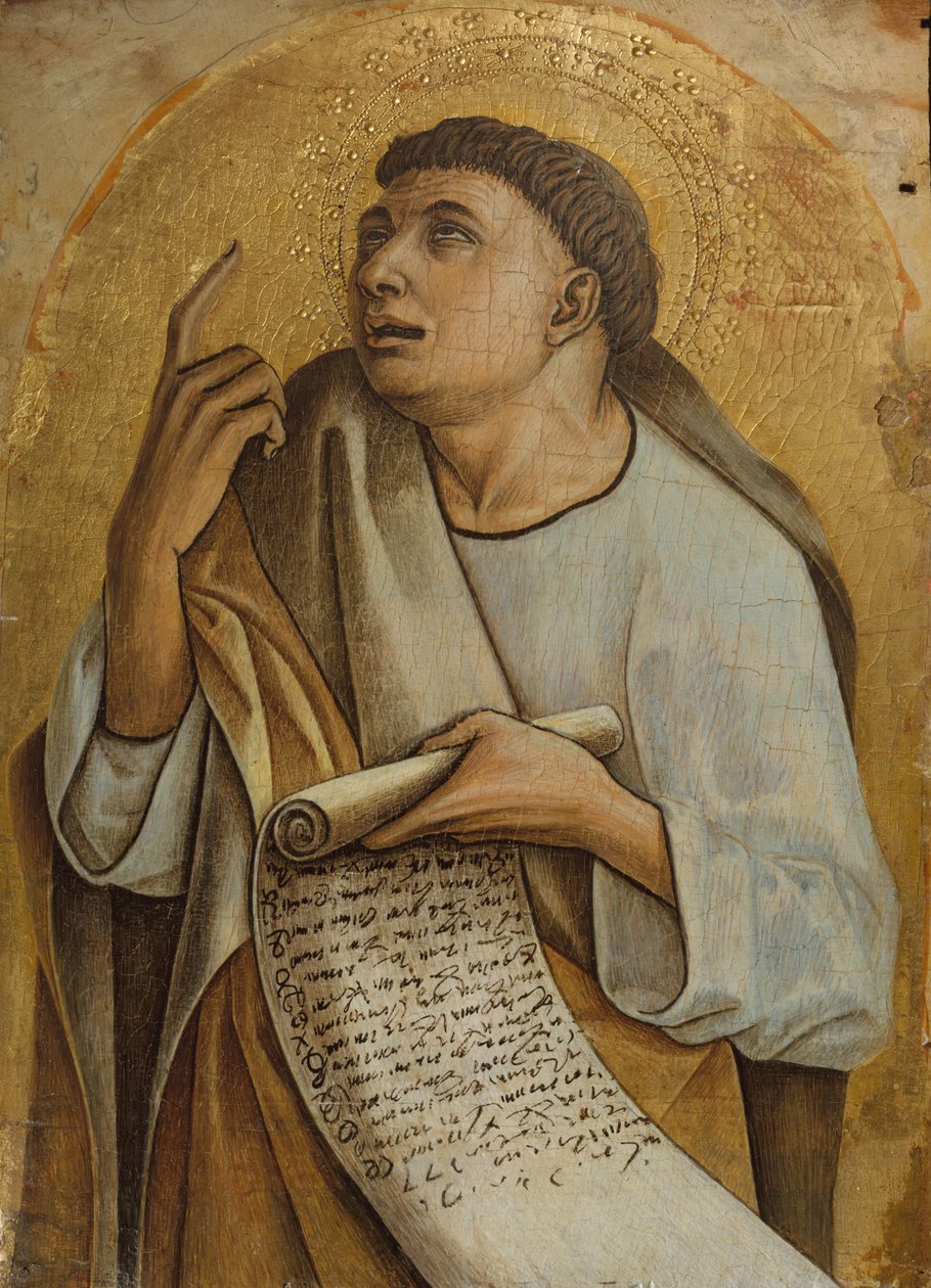 Egy apostol, 1471-73 körül (tempera és arany a fán) alkotó: Carlo Crivelli