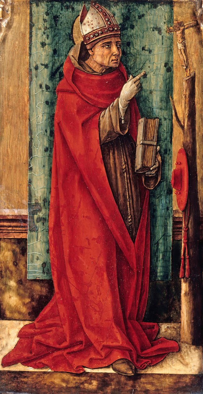 St. Bonaventure, c. 1490 alkotó: Carlo Crivelli