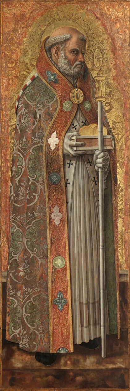 Bari Szent Miklós alkotó: Carlo Crivelli