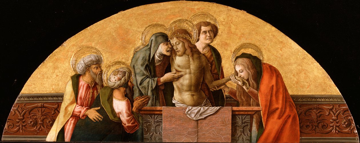 , a Montefiore-i poliptichonból, 1470 körül (tempera fatáblán) (lásd még: 492442-44) alkotó: Carlo Crivelli
