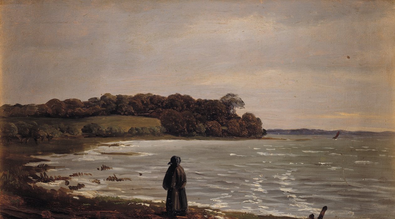 Præstø fjordnál a szélben alkotó: Carlo Dalgas