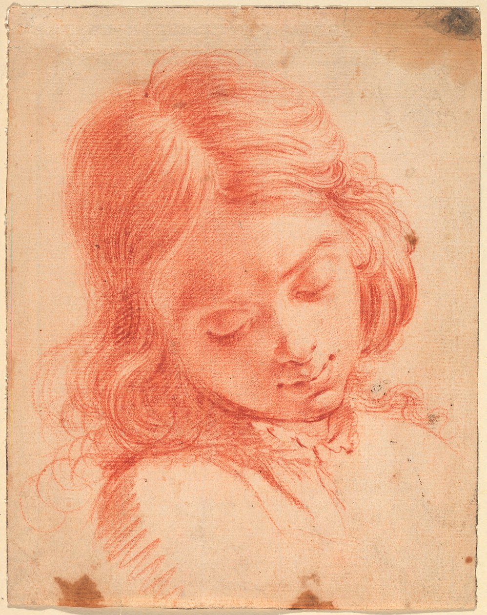 Lenéző fiú mellképe alkotó: Carlo Dolci
