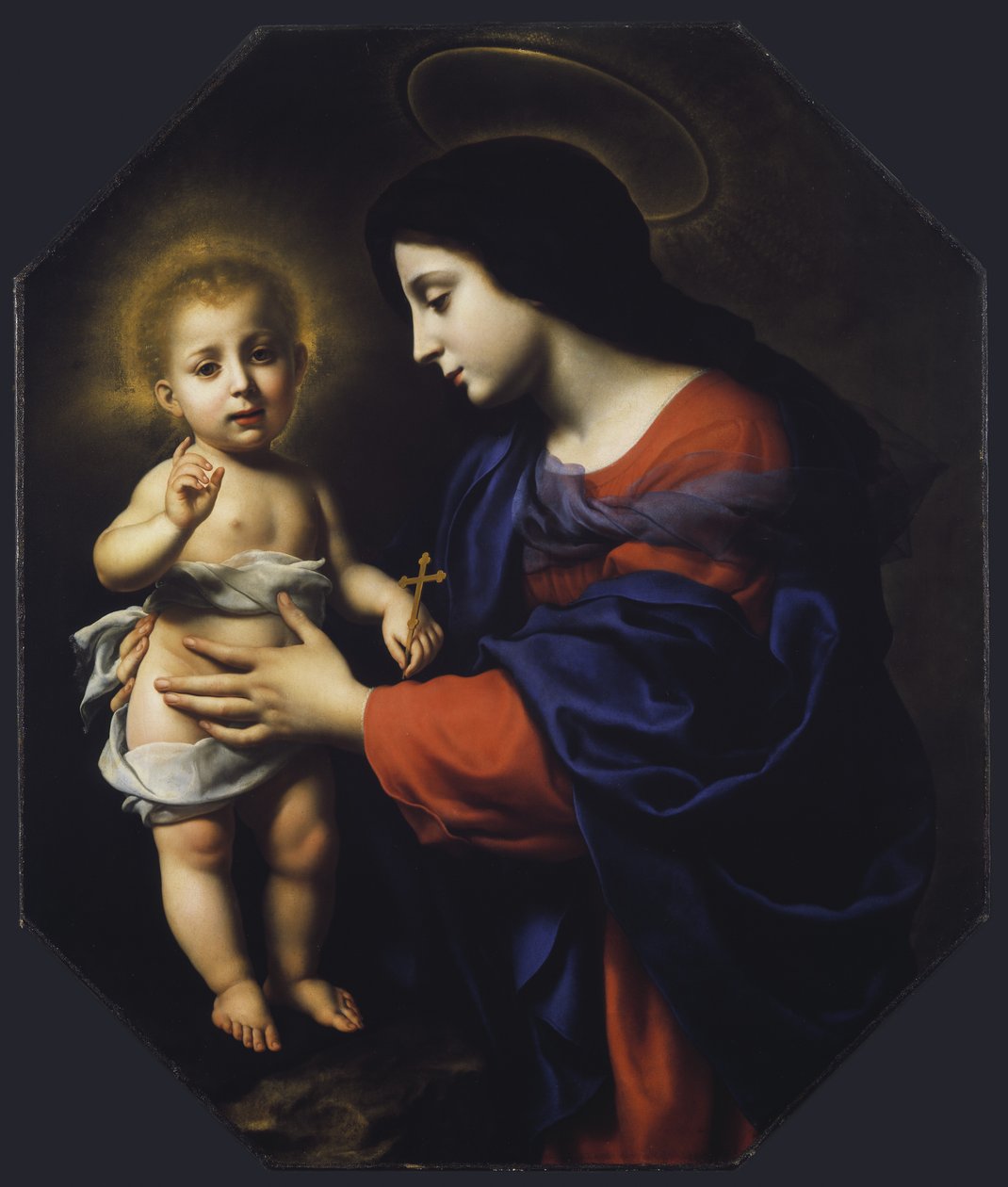 Madonna és gyermeke, 1651 alkotó: Carlo Dolci