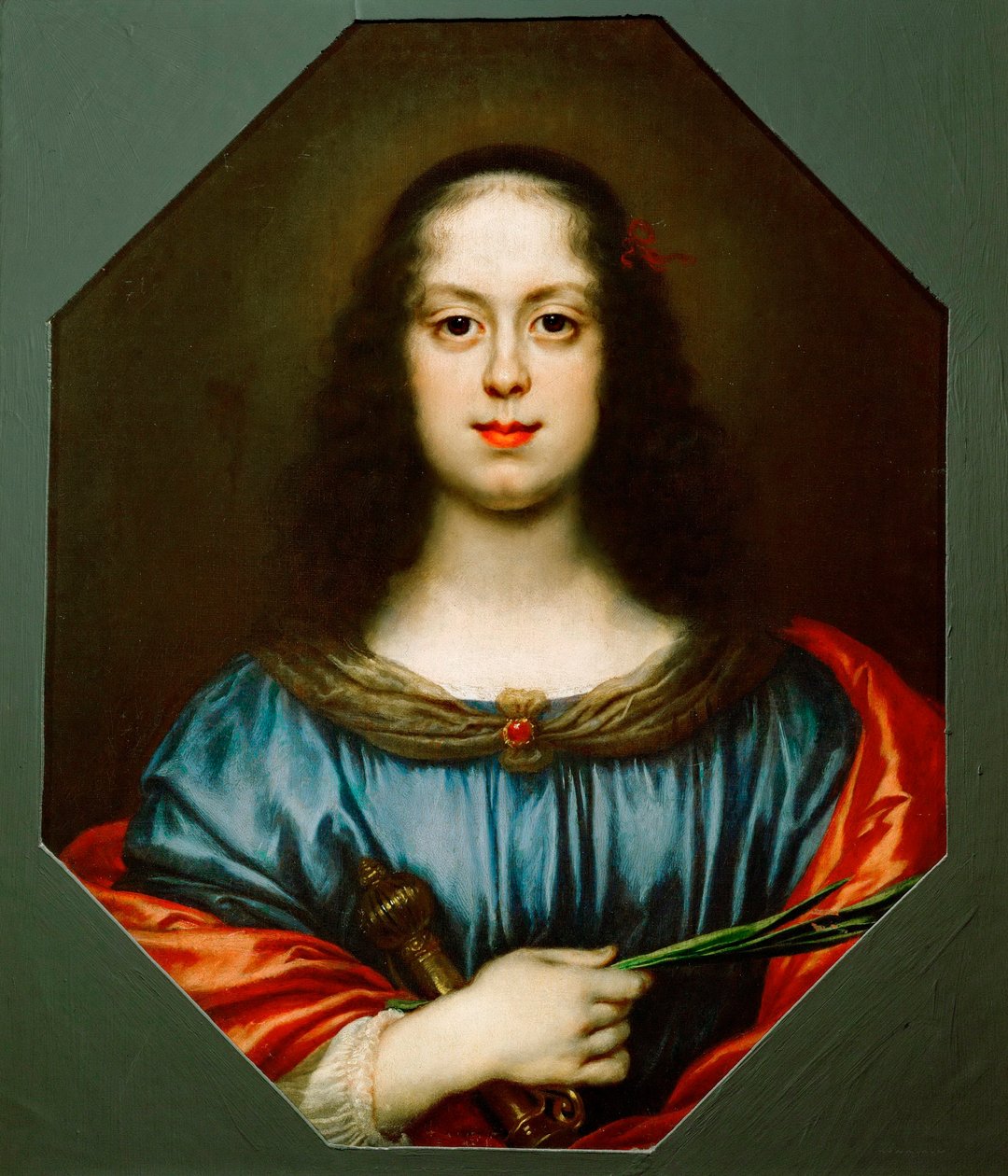 Vittoria della Rovere (1622-1694) portréja Szent Katalinként alkotó: Carlo Dolci