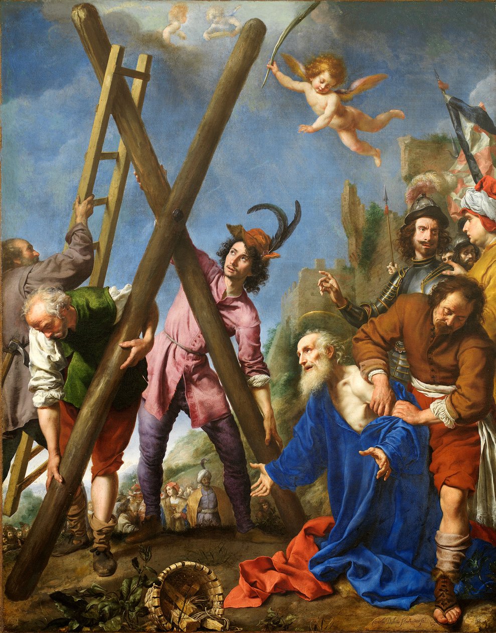 Mártírhalála előtt imádkozó Szent András, 1643 alkotó: Carlo Dolci