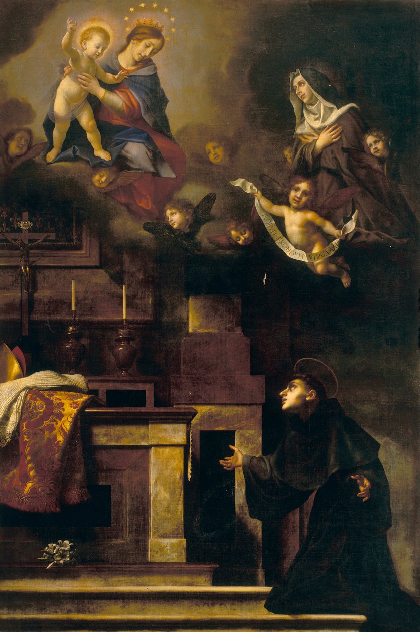 Toulouse-i Szent Lajos és a Szűz alkotó: Carlo Dolci