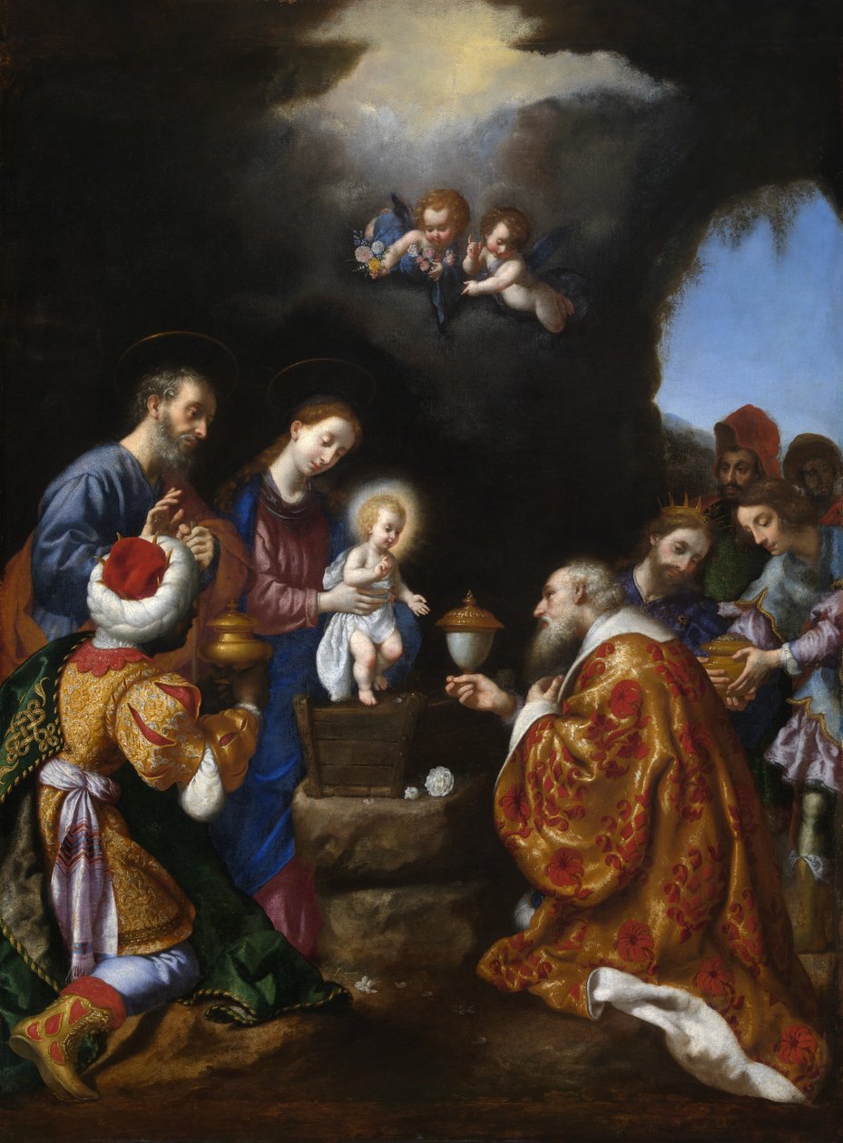 A mágusok imádása (olaj, vászon) alkotó: Carlo Dolci