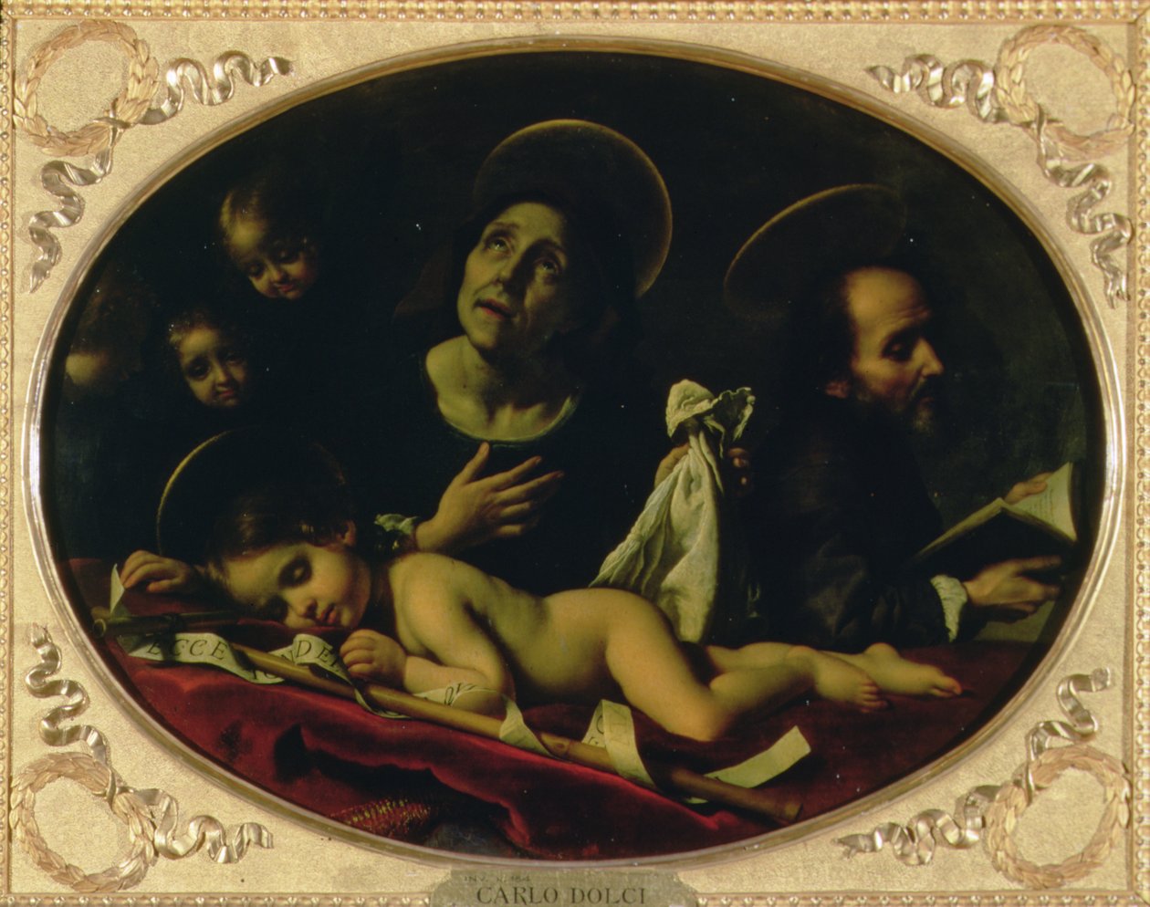 A csecsemő álma Keresztelő Szent János alkotó: Carlo Dolci