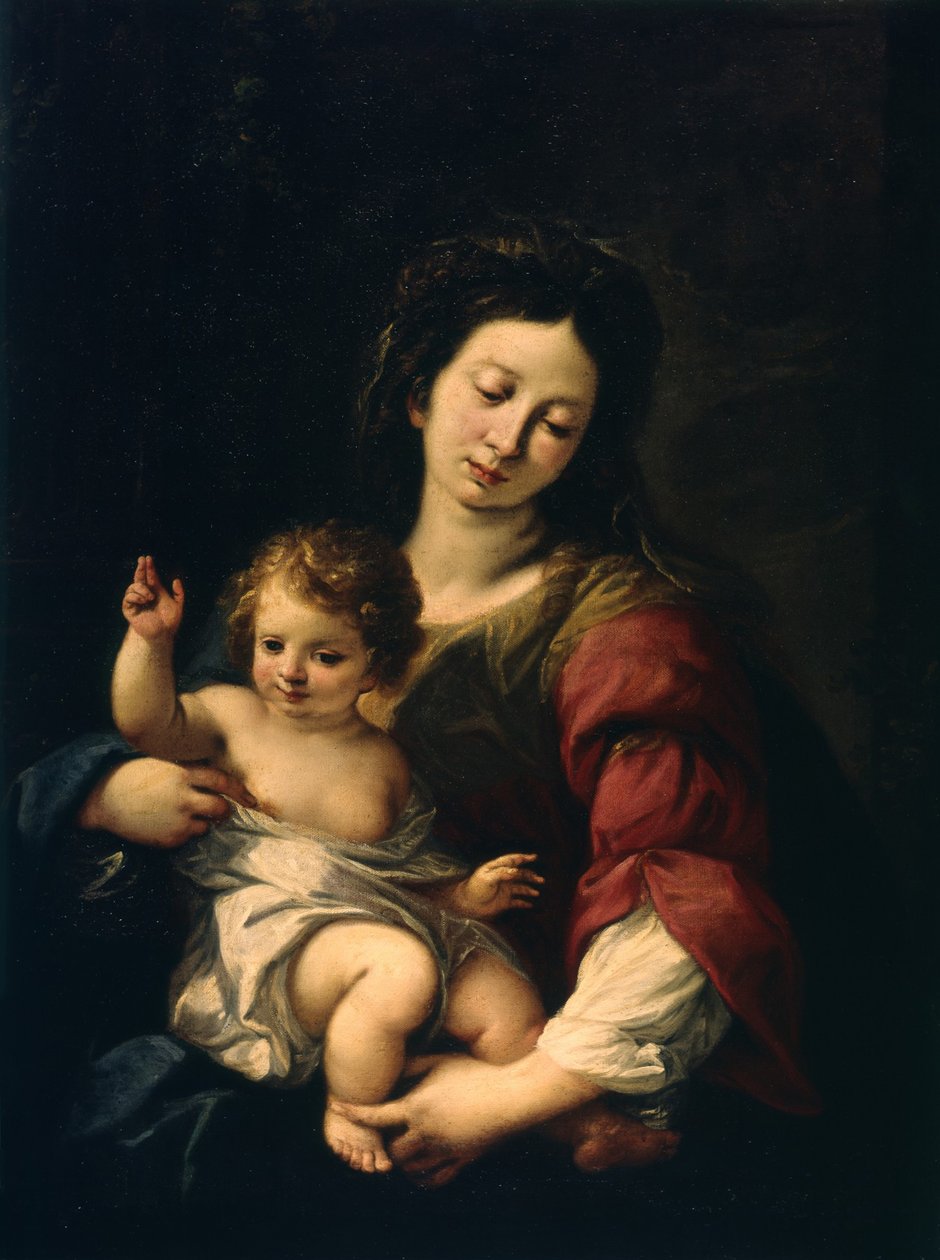 Madonna és gyermeke, 1620-62 körül alkotó: Carlo Francesco Nuvolone