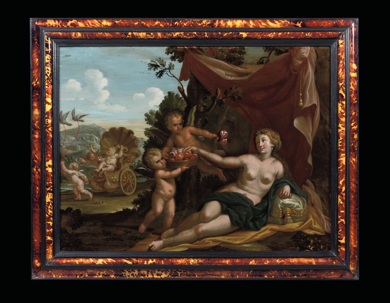Vénusz és Ámor, 1692-1705 körül alkotó: Carlo Garofalo