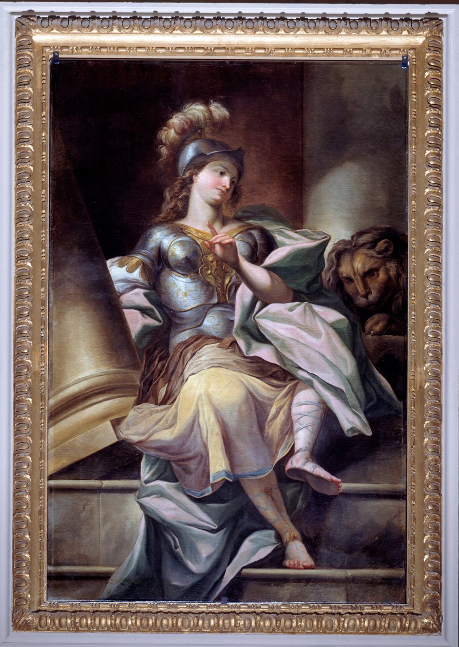 A köztársaság tizenhárom értékének allegóriája: az Erő (Festészet, 1783 után) alkotó: Carlo Giuseppe Ratti