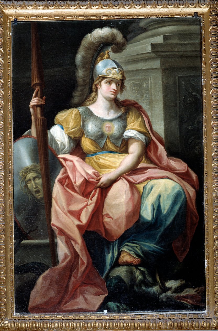 A köztársaság tizenhárom értékének allegóriája: a hősiesség (Festészet, 1783 után) alkotó: Carlo Giuseppe Ratti