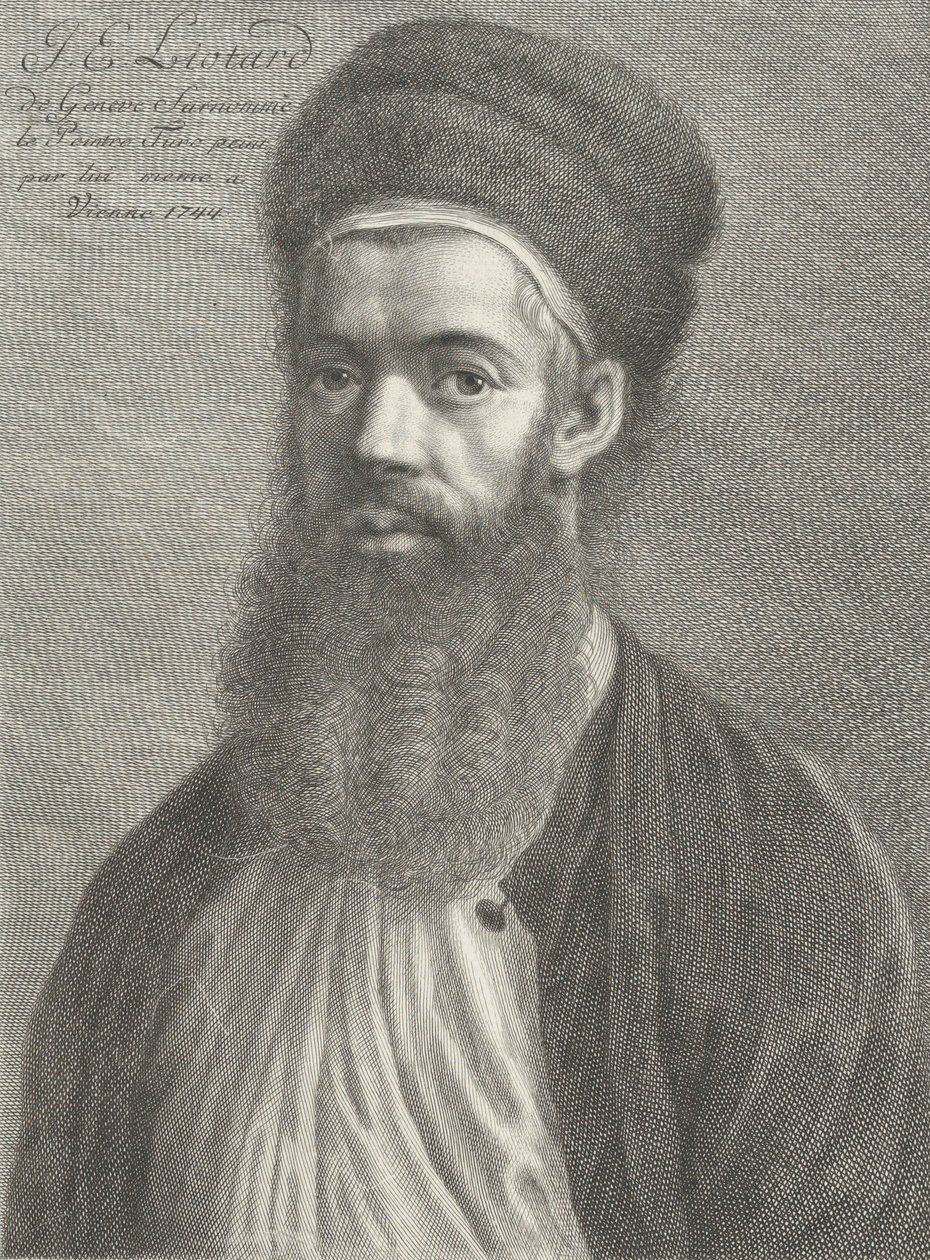 Önarckép török ruhában, 18. század. alkotó: Carlo Gregori