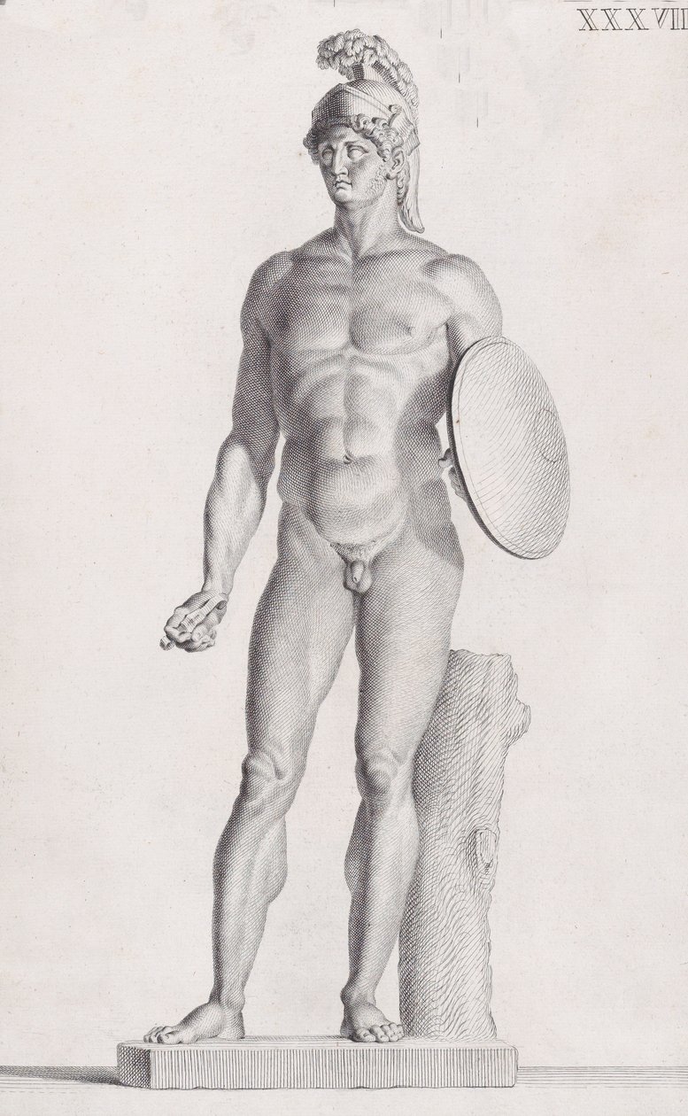 Mars-szobor, 1734 alkotó: Carlo Gregori