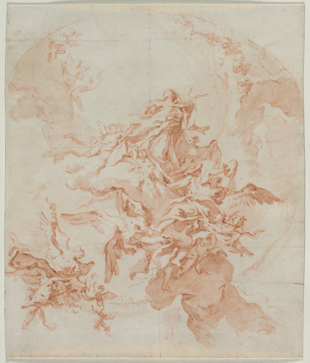 Szűz mennybemenetele, c. 1754. alkotó: Carlo Innocenzo Carlone