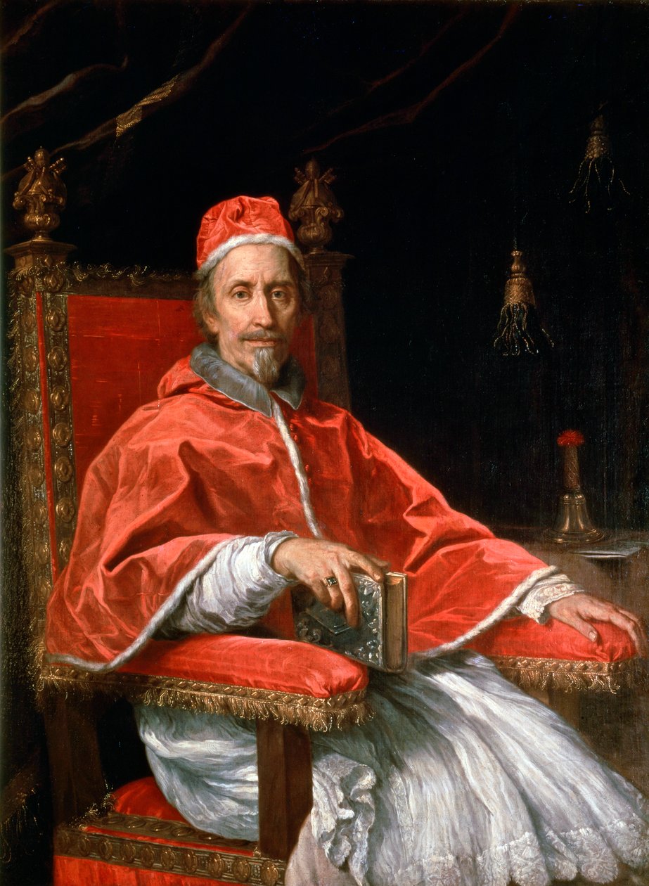 IX. Kelemen pápa portréja, 1669 alkotó: Carlo Maratta