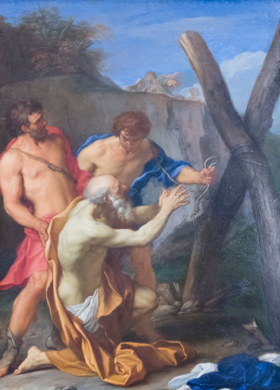 Szent András mártíromsága, XVII. század (olaj, réz) alkotó: Carlo Maratta or Maratti