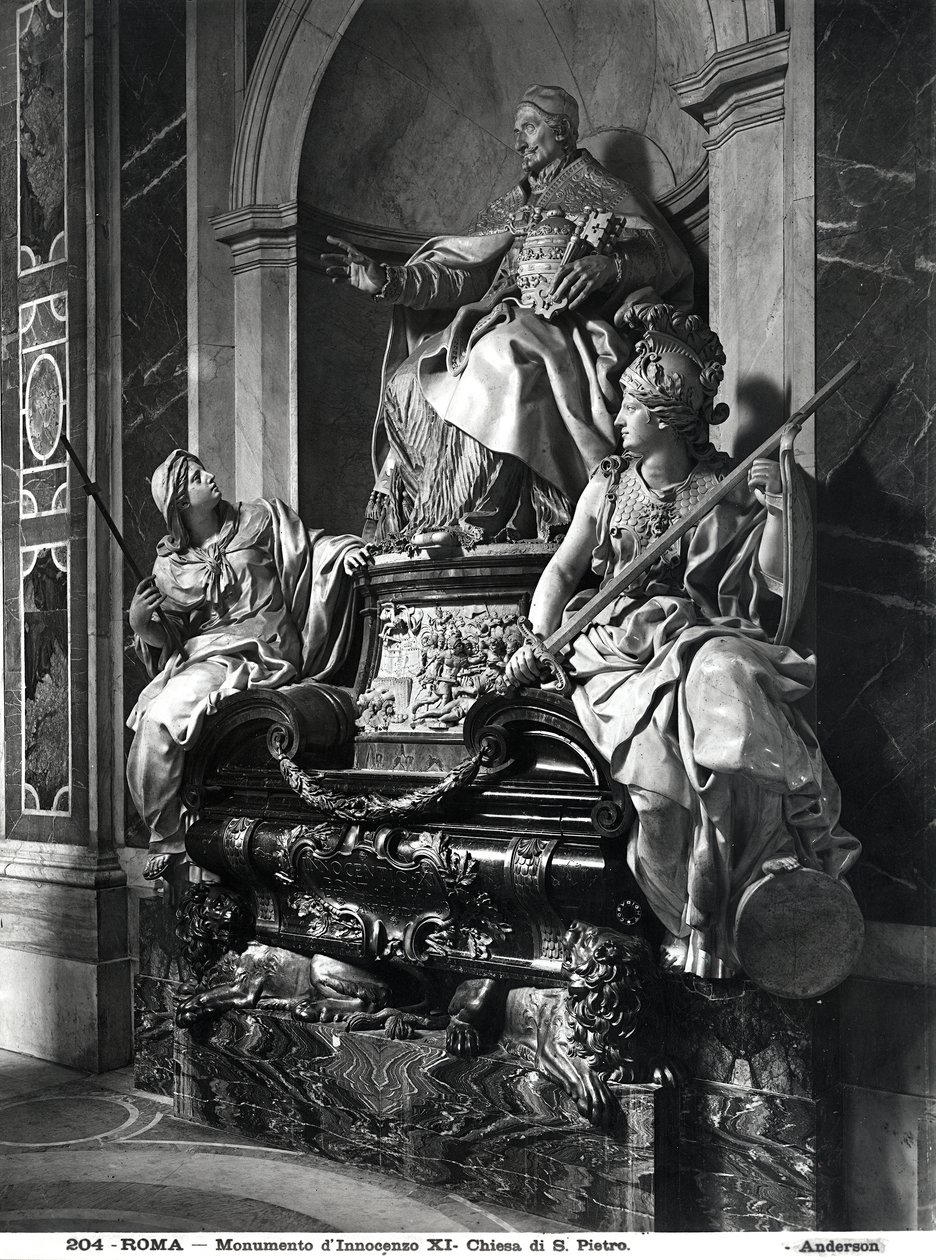 XI. Innocent pápa emlékműve, 1697 körül (márvány) alkotó: Carlo Maratta or Maratti